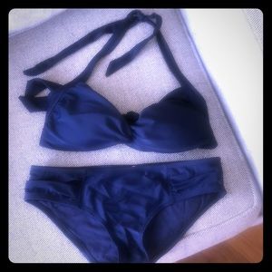Navy blue bikini